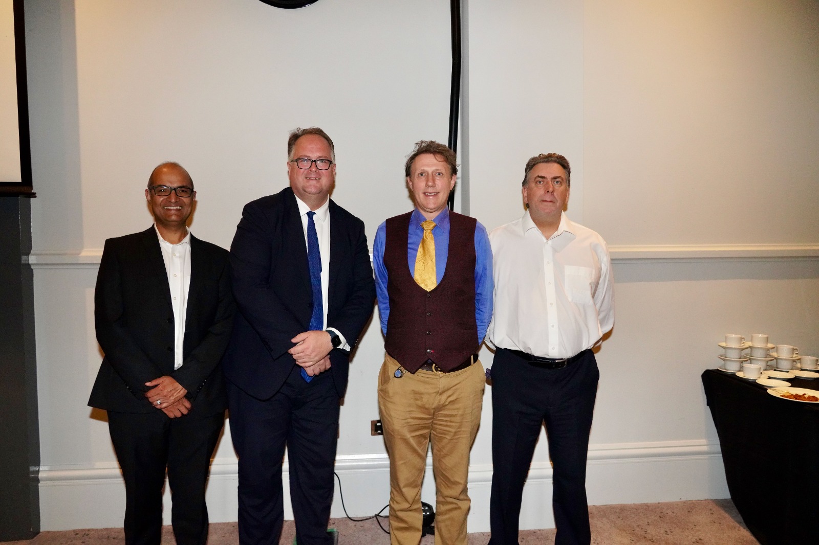 Dr David Wrigley, BMA GPCE Chair with the LMC officers Dr David Wrigley, BMA GPCE Chair with the LMC officers